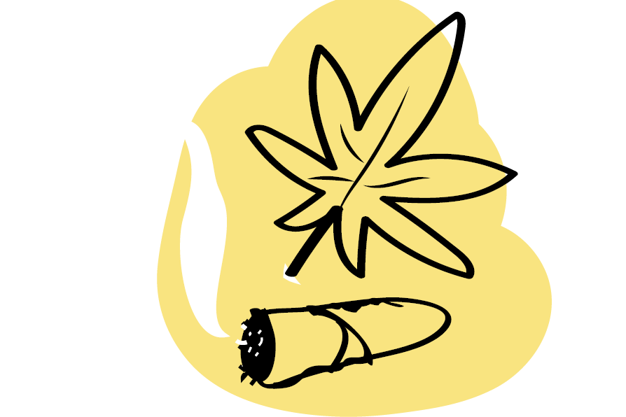 Hemp and cannabis cigarette