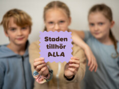 Staden tillhör alla.