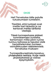 Tunnepolku-rastiradan ohjesivu.