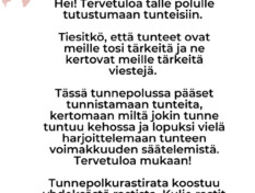 Tunnepolku-rastiradan ohjesivu.